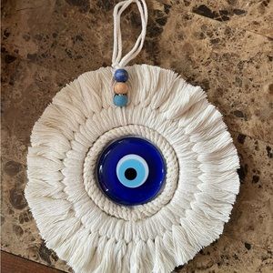 Macrame Evil Eye wall hanging